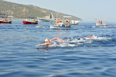 Mezinárodní plavecký závod "Faros Maraton 2017" na ostrově Hvaru